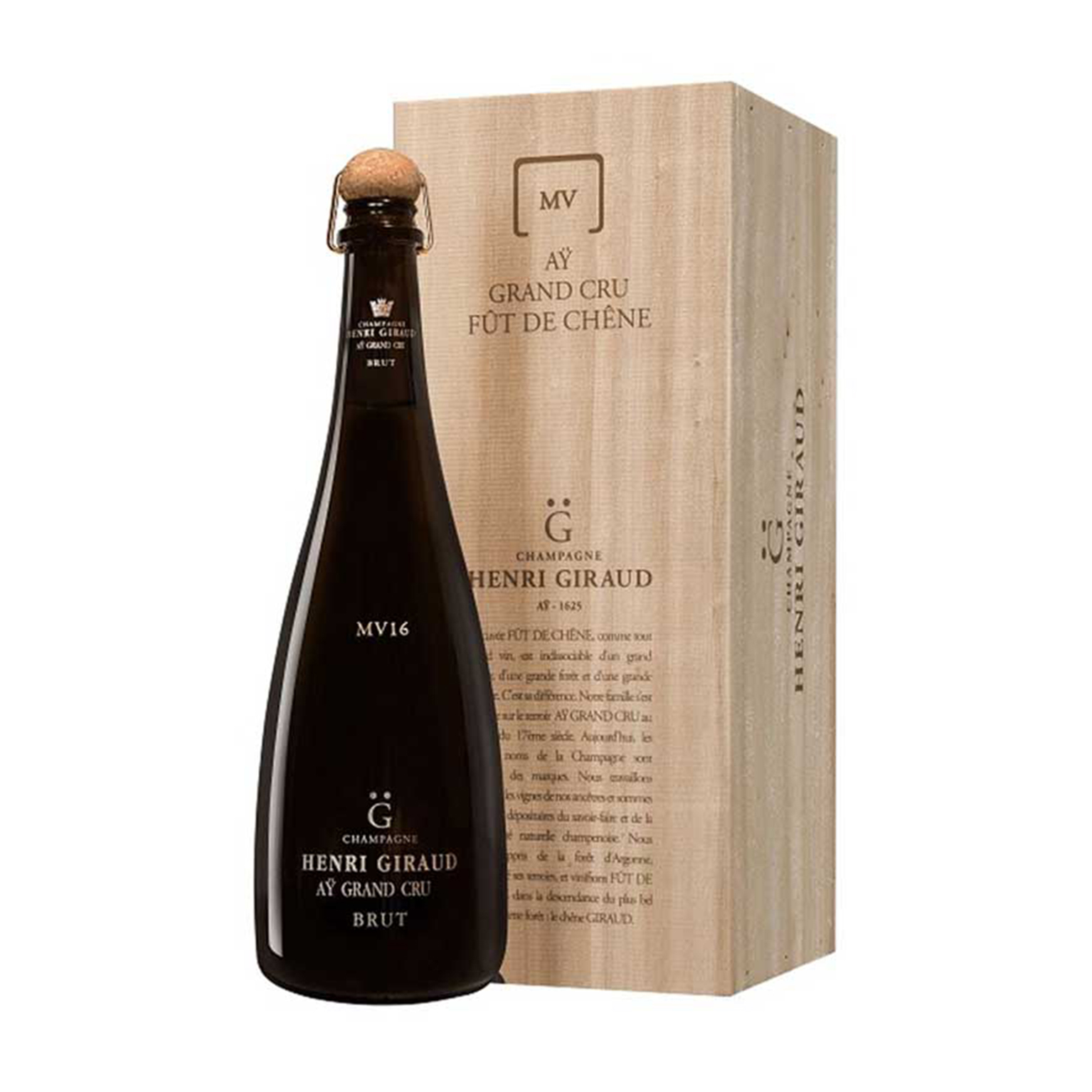 Rượu sâm panh Champagne Henri Giraud Aÿ Grand Cru Brut MV 16